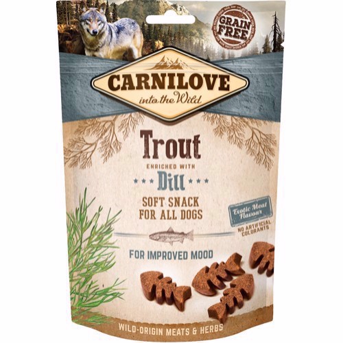 Billede af Carnilove Semi Moist Snack Ørred, 200g hos MyPets.dk